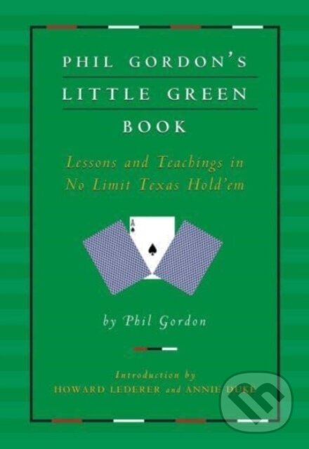 Kniha: Phil Gordon's Little Green Book (Phil Gordon). Gallery, 2023 Kniha: Phil Gordon's Little Green Book (Phil Gordon). Gallery, 2023