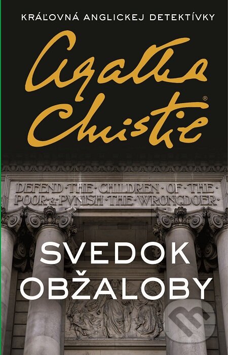 E-kniha: Svedok obžaloby (Agatha Christie). Slovenský spisovateľ, 2017 E-kniha: Svedok obžaloby (Agatha Christie). Slovenský spisovateľ, 2017