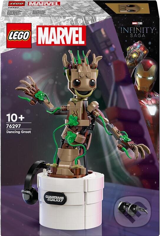 Společenská hra: LEGO® Marvel 76297 Tancujúci Groot (LEGO). LEGO, 2025 Společenská hra: LEGO® Marvel 76297 Tancujúci Groot (LEGO). LEGO, 2025