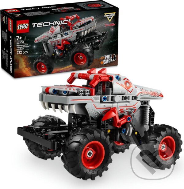 Společenská hra: LEGO® Technic 42200 Monster Jam™ ThunderROARus™ s naťahovacím motorom (LEGO). LEGO, 2025 Společenská hra: LEGO® Technic 42200 Monster Jam™ ThunderROARus™ s naťahovacím motorom (LEGO). LEGO, 2025