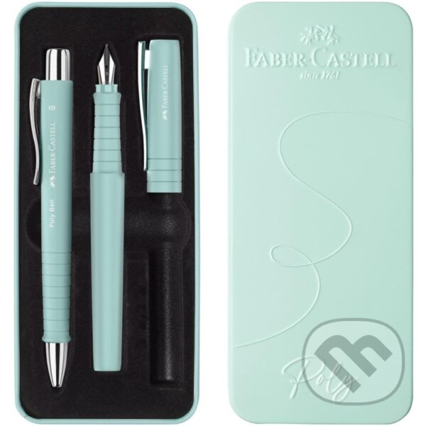 Súprava Poly Ball Pen caribic blue PP+GP (Faber-Castell). Faber-Castell Súprava Poly Ball Pen caribic blue PP+GP (Faber-Castell). Faber-Castell