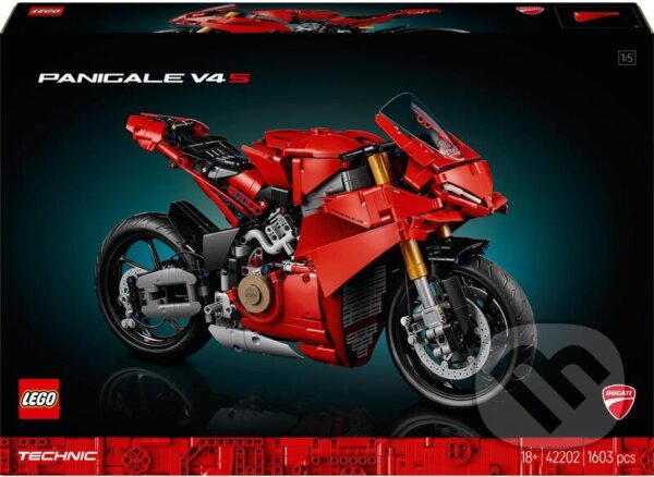 Společenská hra: LEGO® Technic 42202 Motocykel Ducati Panigale V4 S (LEGO). LEGO, 2025 Společenská hra: LEGO® Technic 42202 Motocykel Ducati Panigale V4 S (LEGO). LEGO, 2025