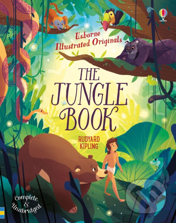 Kniha: The Jungle Book (Rudyard Kipling). Usborne, 2017 Kniha: The Jungle Book (Rudyard Kipling). Usborne, 2017