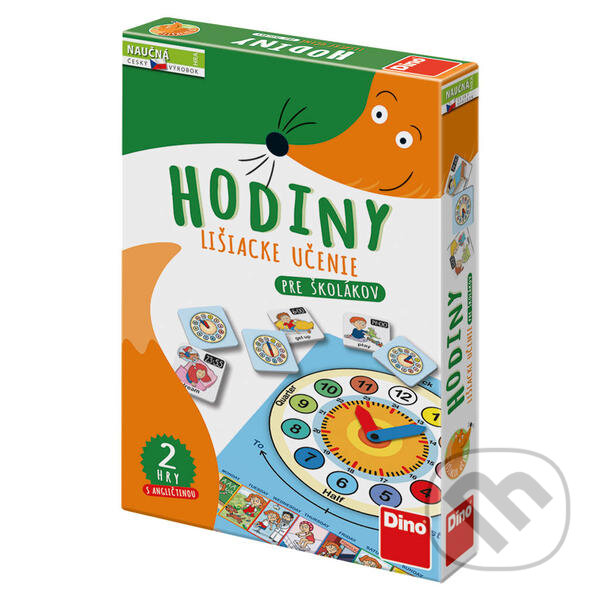 Spoločenská hra: Lišiacke učenie: Hodiny (Dino). Dino, 2017 Spoločenská hra: Lišiacke učenie: Hodiny (Dino). Dino, 2017
