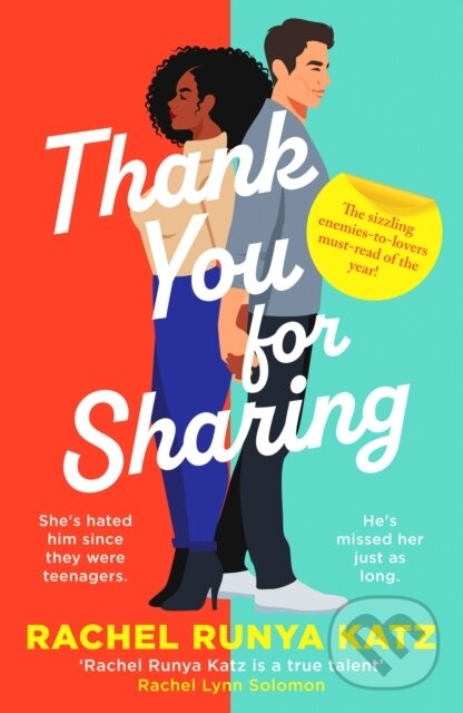 Kniha: Thank You For Sharing (Rachel Runya Katz). Canelo, 2023 Kniha: Thank You For Sharing (Rachel Runya Katz). Canelo, 2023