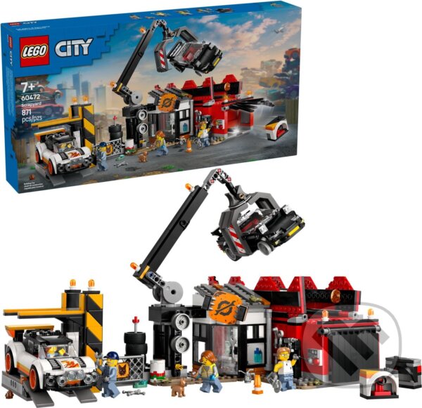 Společenská hra: LEGO® City 60472 Šrotovisko s autami (LEGO). LEGO, 2025 Společenská hra: LEGO® City 60472 Šrotovisko s autami (LEGO). LEGO, 2025