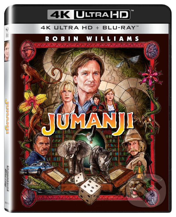 Film: Jumanji (Joe Johnston) (UltraHDBlu-ray). Bonton Film, 2017 Film: Jumanji (Joe Johnston) (UltraHDBlu-ray). Bonton Film, 2017