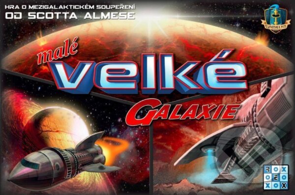 Společenská hra: Malé velké galaxie (2. vydání) (Scott Almes). Rexport, 2015 Společenská hra: Malé velké galaxie (2. vydání) (Scott Almes). Rexport, 2015