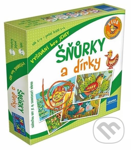 Spoločenská hra: Šňůrky a dírky (Granna). Granna, 2017 Spoločenská hra: Šňůrky a dírky (Granna). Granna, 2017