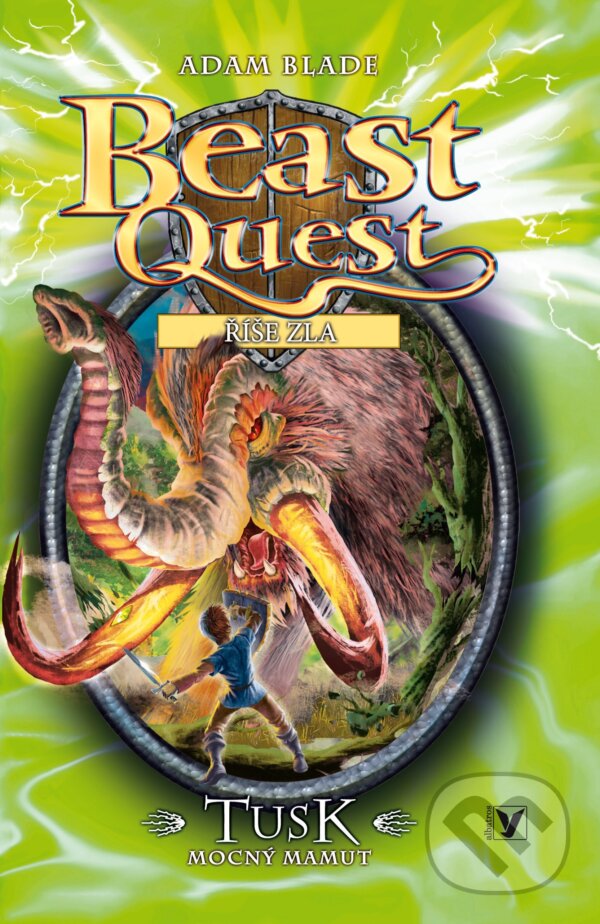 Kniha: Beast Quest: Tusk, mocný mamut (Adam Blade). Albatros CZ, 2018 Kniha: Beast Quest: Tusk, mocný mamut (Adam Blade). Albatros CZ, 2018