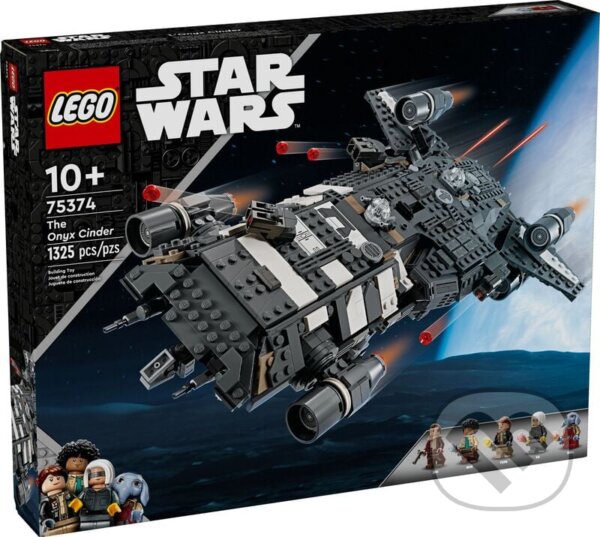 Společenská hra: LEGO® Star Wars™ 75374 The Onyx Cinder (LEGO). LEGO, 2025 Společenská hra: LEGO® Star Wars™ 75374 The Onyx Cinder (LEGO). LEGO, 2025