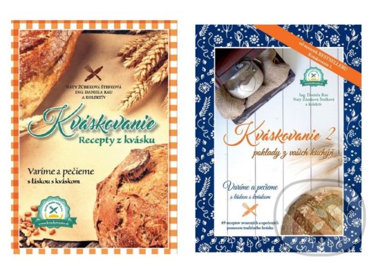 Kniha: Kváskovanie + Kváskovanie 2 (kolekcia) (Daniela Rau, Naty Žúreková Štefková a kolektív). PLUTOS COMPANY Kniha: Kváskovanie + Kváskovanie 2 (kolekcia) (Daniela Rau, Naty Žúreková Štefková a kolektív). PLUTOS COMPANY