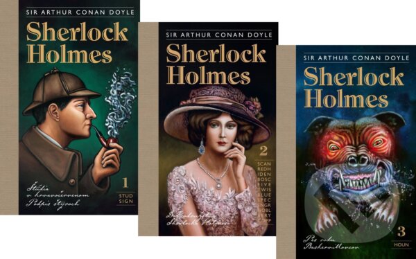 Kniha: Sherlock Holmes (kolekcia 1-3) (Arthur Conan Doyle). SnowMouse Publishing, 2017 Kniha: Sherlock Holmes (kolekcia 1-3) (Arthur Conan Doyle). SnowMouse Publishing, 2017