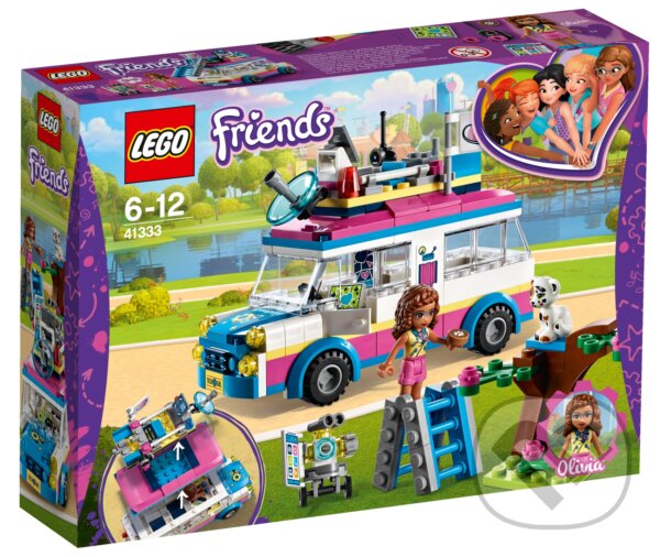 LEGO Friends 41333 Olivia a jej špeciálne vozidlo, LEGO, 2018
