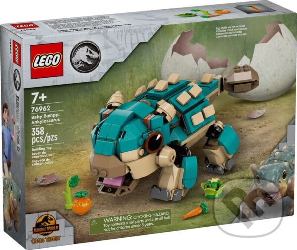 Společenská hra: LEGO® Jurassic World™ 76962 Malá Bumpy: Ankylosaurus (LEGO). LEGO, 2025 Společenská hra: LEGO® Jurassic World™ 76962 Malá Bumpy: Ankylosaurus (LEGO). LEGO, 2025