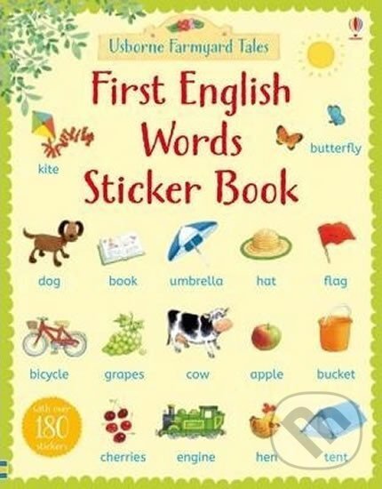 Kniha: First English Words Sticker Book (Heather Amery). Usborne, 2015 Kniha: First English Words Sticker Book (Heather Amery). Usborne, 2015