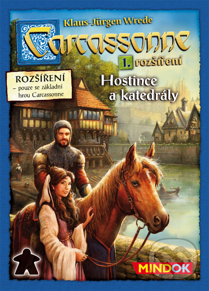 Spoločenská hra: Carcassonne: Hostince a katedrály (Klaus-Jürgen Wrede). Mindok, 2018 Spoločenská hra: Carcassonne: Hostince a katedrály (Klaus-Jürgen Wrede). Mindok, 2018