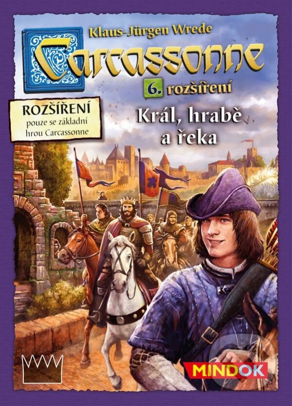 Spoločenská hra: Carcassonne: Král, hrabě a řeka (nová grafika) (Klaus-Jürgen Wrede). Mindok, 2018 Spoločenská hra: Carcassonne: Král, hrabě a řeka (nová grafika) (Klaus-Jürgen Wrede). Mindok, 2018