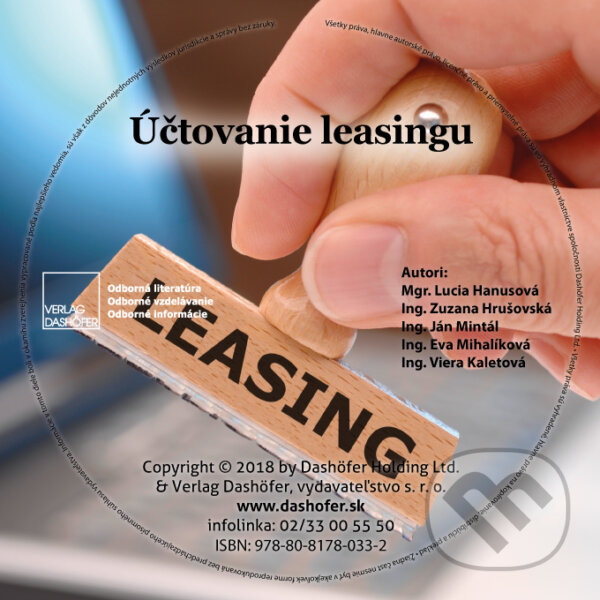 Účtovanie leasingu (USB), Verlag Dashöfer