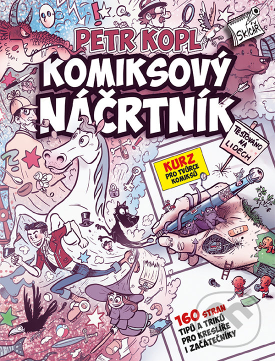 Kniha: Komiksový náčrtník (Petr Kopl). Zoner Press, 2018 Kniha: Komiksový náčrtník (Petr Kopl). Zoner Press, 2018