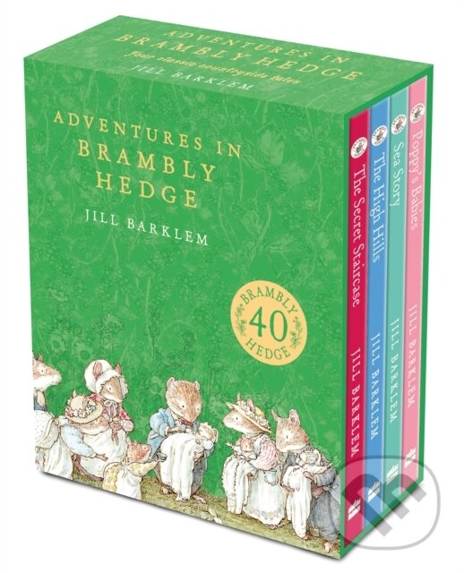 Kniha: Adventures in Brambly Hedge (Jill Barklem). HarperCollins, 2014 Kniha: Adventures in Brambly Hedge (Jill Barklem). HarperCollins, 2014