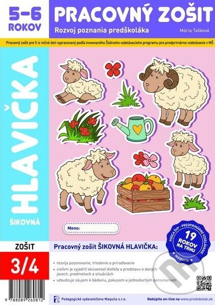 Kniha: Šikovná hlavička (Mária Tašková). Maquita, 2017 Kniha: Šikovná hlavička (Mária Tašková). Maquita, 2017