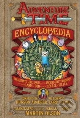 Kniha: The Adventure Time Encyclopaedia (Martin Olson a Pendleton Ward). Titan Books, 2013 Kniha: The Adventure Time Encyclopaedia (Martin Olson a Pendleton Ward). Titan Books, 2013