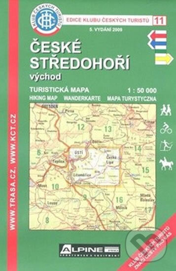 Kniha: České středohoří - východ 11 (Alpina). Alpina, 2011 Kniha: České středohoří - východ 11 (Alpina). Alpina, 2011