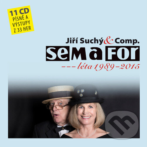 Audiokniha: Semafor Komplet 1989-2015 (Beoloni, Boris Laskin, Douglas Furber, Aristofanés, Frederick Cliffe, George Formby, Harry Gifford, Herman Hupfeld, Jiří Voskovec, Ira Ger, Jan Werich, Jiří Suchý, Lidová americká, Naum Davydovič Labkovskij, Ogden Nash, Ondřej Suchý, Traditional a Vítězslav Nezval). Supraphon, 2018 Audiokniha: Semafor Komplet 1989-2015 (Beoloni, Boris Laskin, Douglas Furber, Aristofanés, Frederick Cliffe, George Formby, Harry Gifford, Herman Hupfeld, Jiří Voskovec, Ira Ger, Jan Werich, Jiří Suchý, Lidová americká, Naum Davydovič Labkovskij, Ogden Nash, Ondřej Suchý, Traditional a Vítězslav Nezval). Supraphon, 2018