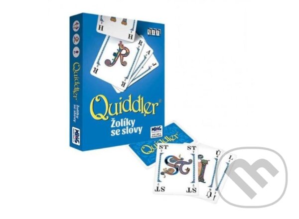 Společenská hra: Quiddler: Žolíky se slovy (J. Marsha Falco). HRAS, 2025 Společenská hra: Quiddler: Žolíky se slovy (J. Marsha Falco). HRAS, 2025