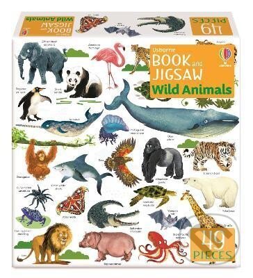 Kniha: Usborne Book and Jigsaw Wild Animals (Sam Smith). Usborne, 2023 Kniha: Usborne Book and Jigsaw Wild Animals (Sam Smith). Usborne, 2023