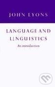 Kniha: Language and Linguistics (John Lyons). Cambridge University Press, 2012 Kniha: Language and Linguistics (John Lyons). Cambridge University Press, 2012