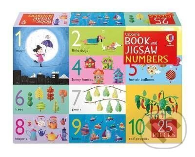 Kniha: Book and Jigsaw Numbers (Felicity Brooks). Usborne, 2021 Kniha: Book and Jigsaw Numbers (Felicity Brooks). Usborne, 2021