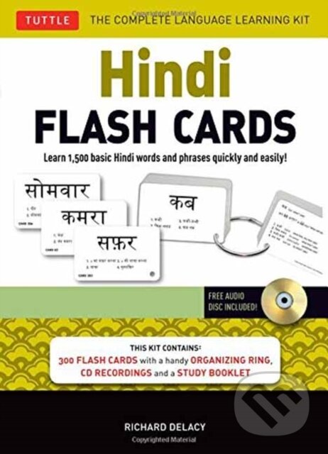 Kniha: Hindi Flash Cards Kit (Richard Delacy). Tuttle Publishing, 2016 Kniha: Hindi Flash Cards Kit (Richard Delacy). Tuttle Publishing, 2016