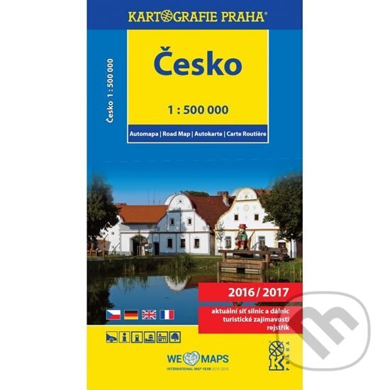 Kniha: Česko - automapa/1:500 000 (Kartografie Praha). Kartografie Praha, 2017 Kniha: Česko - automapa/1:500 000 (Kartografie Praha). Kartografie Praha, 2017