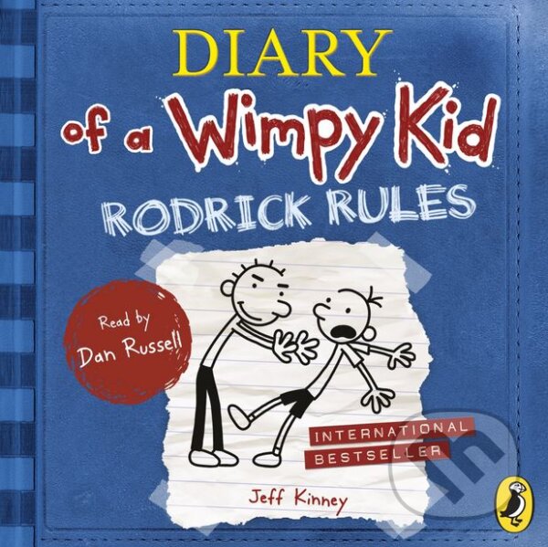 Audiokniha: Diary of a Wimpy Kid: Rodrick Rules (Jeff Kinney). Puffin Books, 2018 Audiokniha: Diary of a Wimpy Kid: Rodrick Rules (Jeff Kinney). Puffin Books, 2018