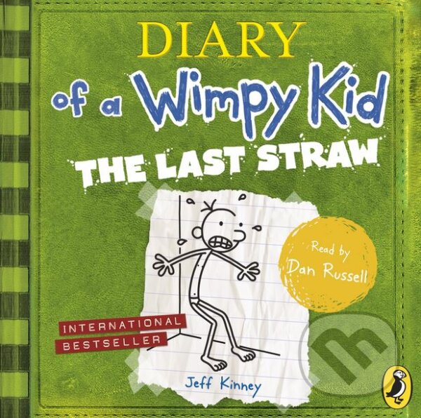 Audiokniha: Diary of a Wimpy Kid: The Last Straw (Jeff Kinney). Puffin Books, 2018 Audiokniha: Diary of a Wimpy Kid: The Last Straw (Jeff Kinney). Puffin Books, 2018