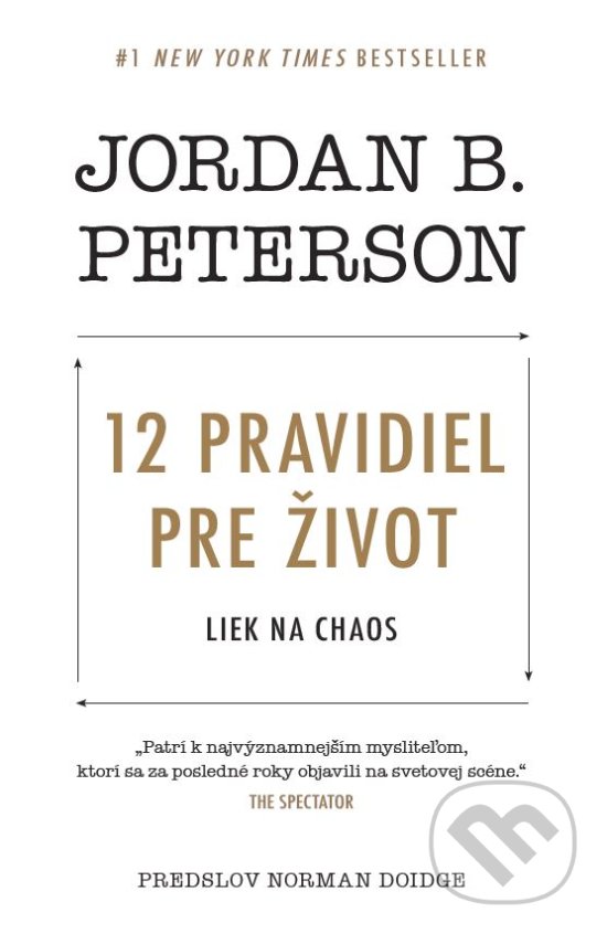 Kniha: 12 pravidiel pre život (Jordan B. Peterson). Tatran, 2018 Kniha: 12 pravidiel pre život (Jordan B. Peterson). Tatran, 2018