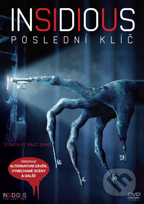 Film: Insidious: Poslední klíč (Adam Robitel) (DVD). Bonton Film, 2018 Film: Insidious: Poslední klíč (Adam Robitel) (DVD). Bonton Film, 2018