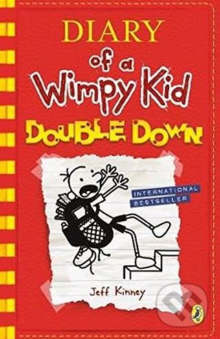 Kniha: Diary of a Wimpy Kid: Double Down (Jeff Kinney). Puffin Books, 2018 Kniha: Diary of a Wimpy Kid: Double Down (Jeff Kinney). Puffin Books, 2018