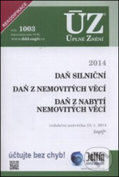 Kniha: ÚZ 1003 Daň silniční (Sagit). Sagit Kniha: ÚZ 1003 Daň silniční (Sagit). Sagit