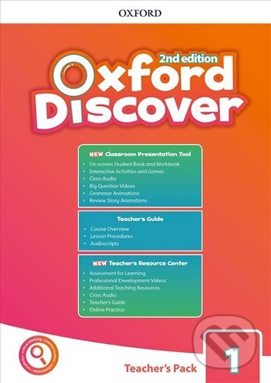Kniha: Oxford Discover 1 Teacher´s Pack with Classroom Presentation Tool (2nd) (Ben Wetz). Oxford University Press, 2019 Kniha: Oxford Discover 1 Teacher´s Pack with Classroom Presentation Tool (2nd) (Ben Wetz). Oxford University Press, 2019