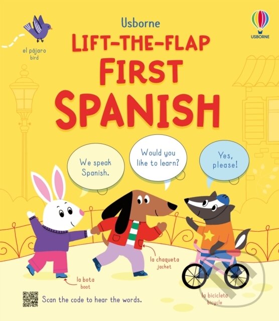 Kniha: Lift-the-flap First Spanish (Alice Beecham). Usborne, 2025 Kniha: Lift-the-flap First Spanish (Alice Beecham). Usborne, 2025