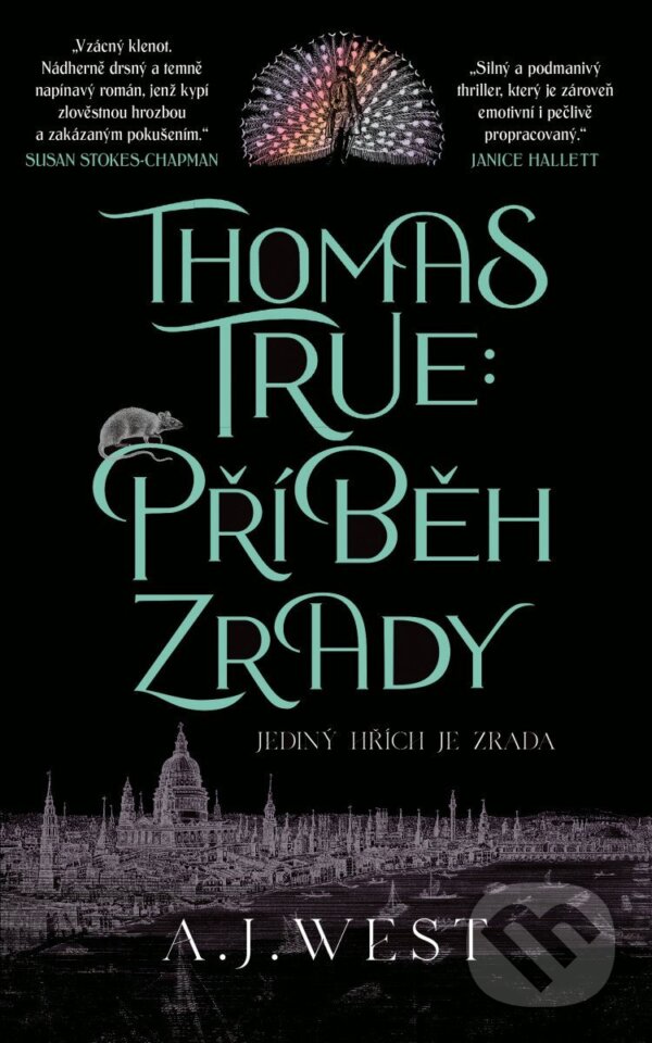 Kniha: Thomas True: Příběh zrady (A.J. West). Kalibr, 2025 Kniha: Thomas True: Příběh zrady (A.J. West). Kalibr, 2025