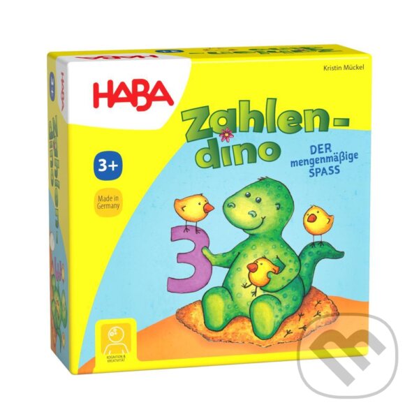 Společenská hra: Zahlendino od 3 rokov (Haba). Haba, 2025 Společenská hra: Zahlendino od 3 rokov (Haba). Haba, 2025