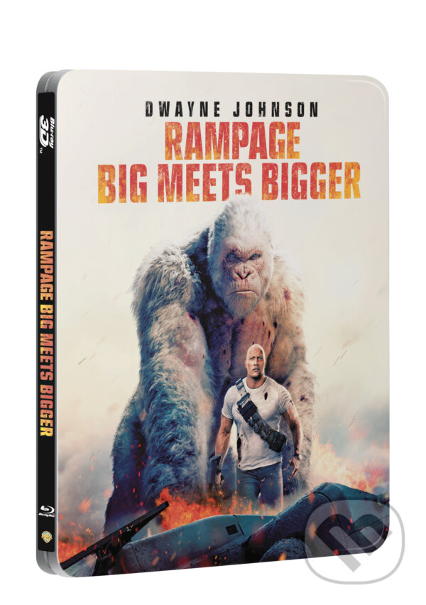 Film: Rampage: Ničitelé 3D Steelbook (Brad Peyton) (Steelbook). Magicbox, 2018 Film: Rampage: Ničitelé 3D Steelbook (Brad Peyton) (Steelbook). Magicbox, 2018
