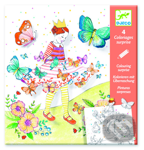 Spoločenská hra: Maľovanka s prekvapením - Motýle (Lady butterfly) (Djeco). Djeco, 2019 Spoločenská hra: Maľovanka s prekvapením - Motýle (Lady butterfly) (Djeco). Djeco, 2019
