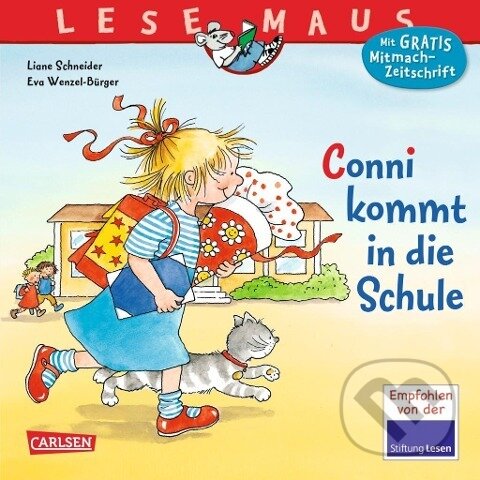 Kniha: Conni kommt in die Schule (Liane Schneider). Carlsen Verlag, 2003 Kniha: Conni kommt in die Schule (Liane Schneider). Carlsen Verlag, 2003
