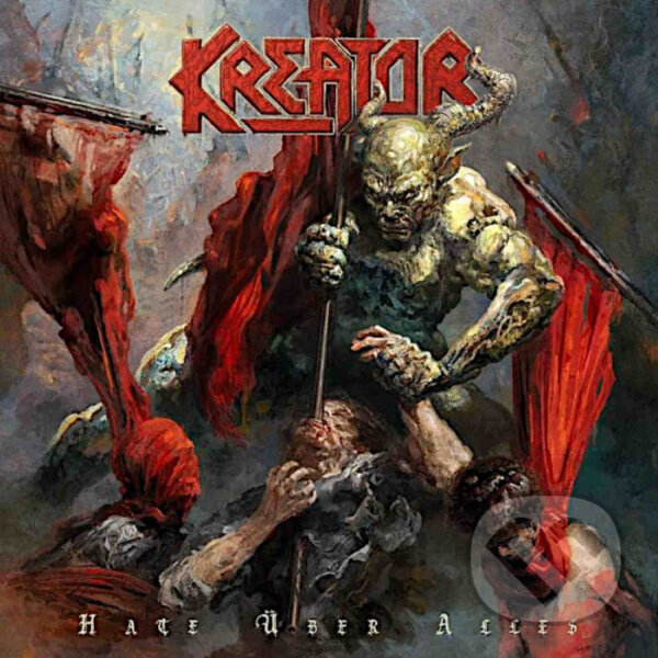 Hudební CD: Kreator: Hate Uber Alles (red/black splatter/ Ltd.) LP (Hudobné albumy). Hudobné albumy, 2022 Hudební CD: Kreator: Hate Uber Alles (red/black splatter/ Ltd.) LP (Hudobné albumy). Hudobné albumy, 2022