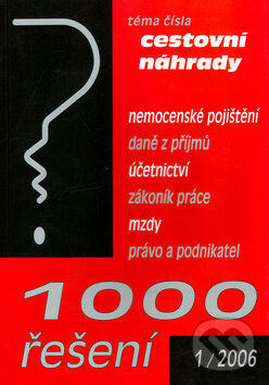 Kniha: 1000 řešení 1/2006 (Poradce s.r.o.). Poradce s.r.o. Kniha: 1000 řešení 1/2006 (Poradce s.r.o.). Poradce s.r.o.